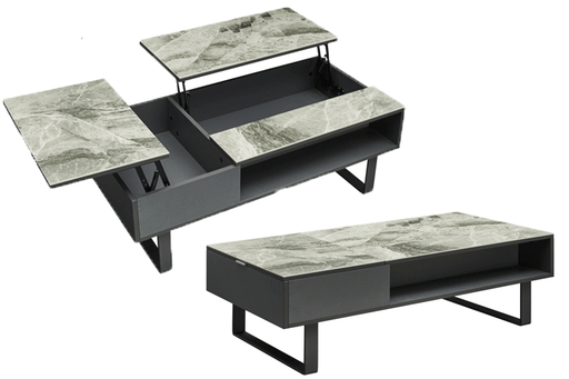1388 Coffee Table W/ Storage Grey - i34876 - In Stock Furniture