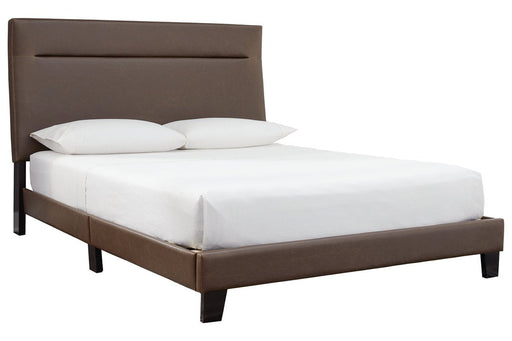 Adelloni Brown Queen Upholstered Bed - B080-481 - Gate Furniture