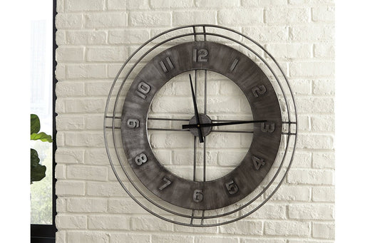 Ana Sofia Antique Gray Wall Clock - A8010068 - Gate Furniture