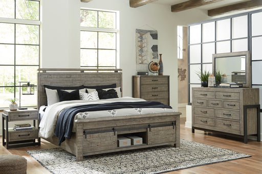 Brennagan Gray Storage Bedroom Set - Gate Furniture