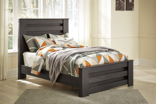 Brinxton Charcoal Full Panel Bed - Gate Furniture