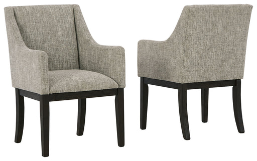 Burkhaus Dining Arm Chair (Set of 2) - D984-01A - In Stock Furniture