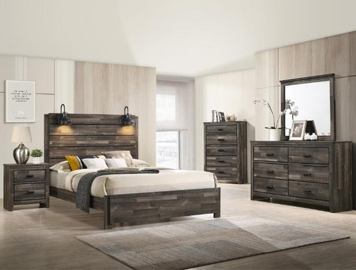 Carter Brown Queen Panel Bed - B6800-Q-BED - Gate Furniture