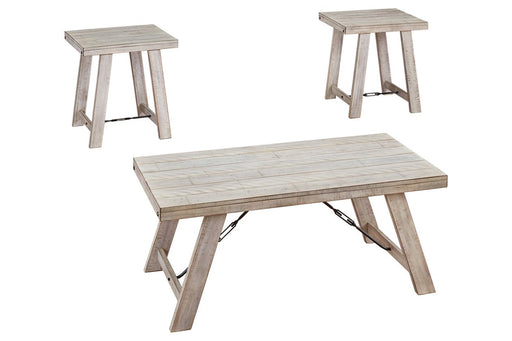 Carynhurst Whitewash Table (Set of 3) - T356-13 - Gate Furniture
