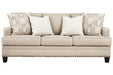 Claredon Linen Sofa - 1560238 - Gate Furniture