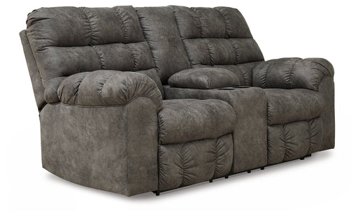 Derwin Reclining Loveseat with Console - 2840294 - In Stock Furniture