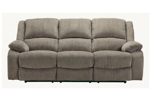Draycoll Pewter Reclining Sofa - 7650588 - Gate Furniture