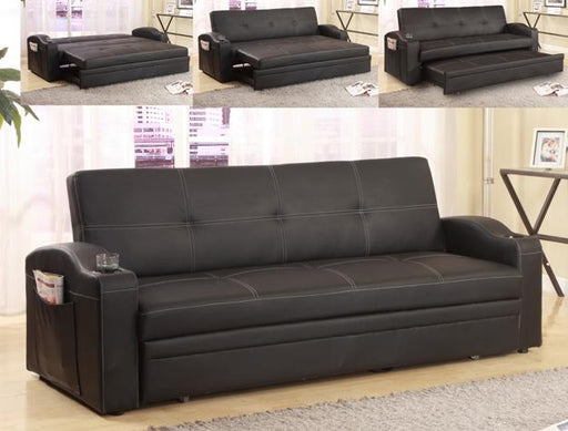 Easton Futon Sofa Bed with Cup Holders - Gate Furniture