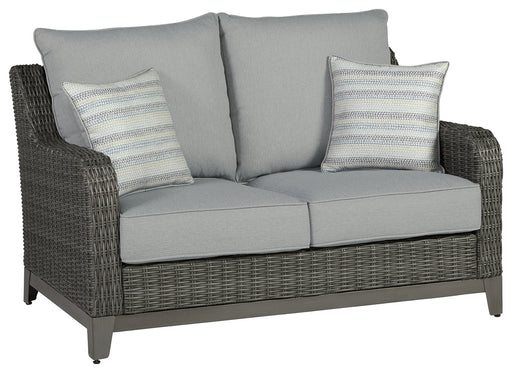 Elite Park Outdoor Loveseat with Cushion - P518-835 - In Stock Furniture