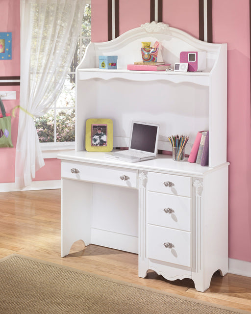 Exquisite White Bedroom Desk Hutch - Gate Furniture