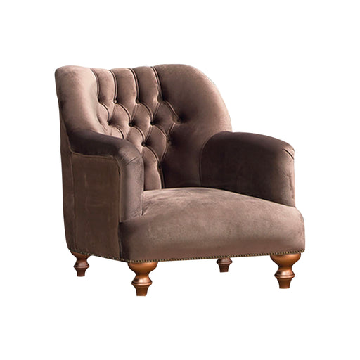 Happy 35 in. Chair in Brown - CH-HAPPY-BROWN - In Stock Furniture