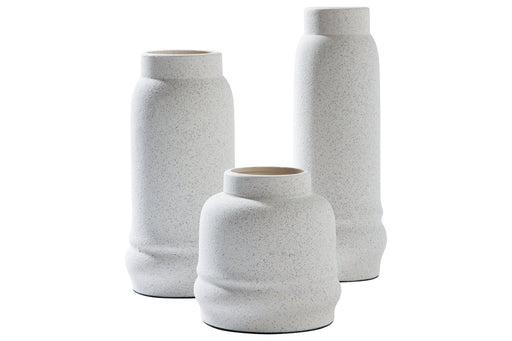Jayden White Vase (Set of 3) - A2000428 - Gate Furniture