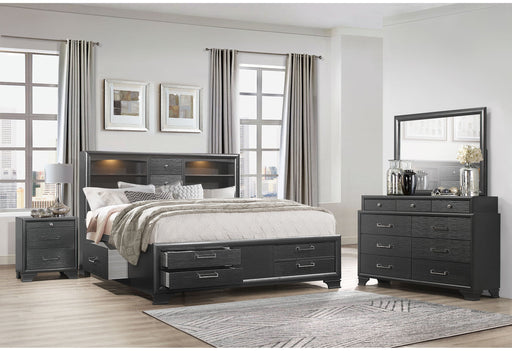 Jordyn Grey Queen Bed Group - JORDYN-GREY-QBG - Gate Furniture