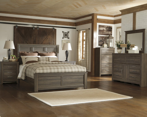 Juararo Dark Brown Panel Bedroom Set - Gate Furniture