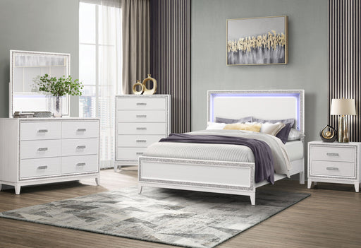 Lily White Queen Bed Group - LILY-WHITE-QBG - Gate Furniture