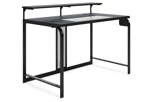 Lynxtyn Black 48" Home Office Desk - H400-110 - Gate Furniture