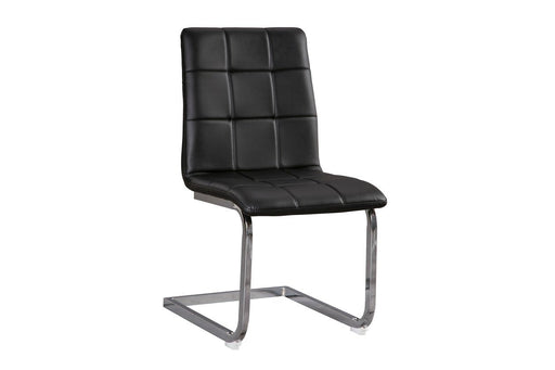 Madanere Black/Chrome Finish Dining Chair (4/CN) - D275-01 - Gate Furniture