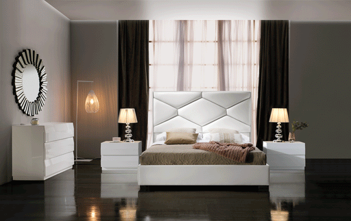 Martina Lux Bedroom Storage White, M152, C152, E100 Set - Gate Furniture
