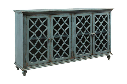 Mirimyn Antique Teal Accent Cabinet - T505-762 - Gate Furniture