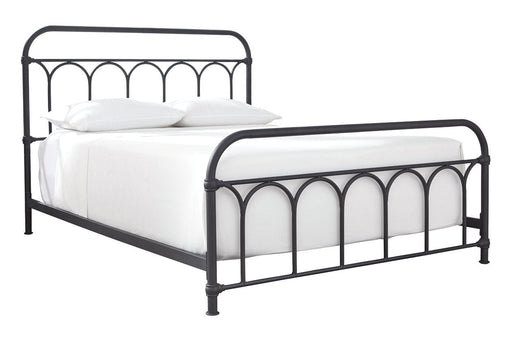 Nashburg Black Queen Metal Bed - B280-681 - Gate Furniture