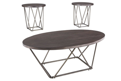 Neimhurst Dark Brown Table (Set of 3) - T384-13 - Gate Furniture