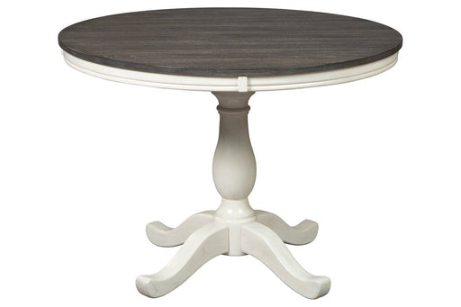 Nelling Two-tone Dining Table Base - D287-15B - Gate Furniture