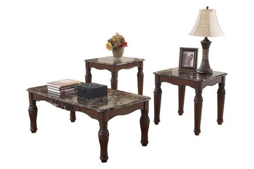 North Shore Dark Brown Table (Set of 3) - T533-13 - Gate Furniture