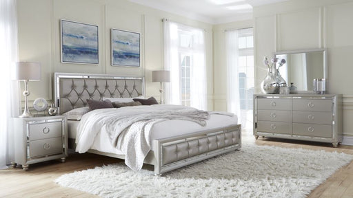 Riley Silver Queen Bed Group - RILEY-QBG-(M) - Gate Furniture