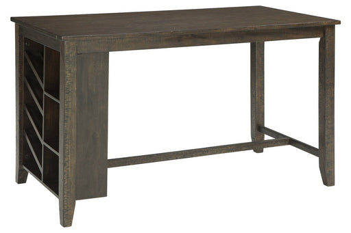 Rokane Brown Counter Height Dining Table - D397-32 - Gate Furniture