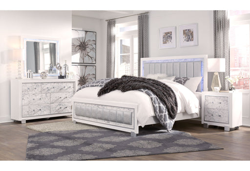 Santorini White Queen Bed Group - SANTORINI-WH-QBG - Gate Furniture