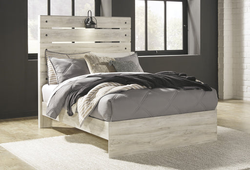 [SPECIAL] Cambeck Whitewash Full Panel Bed - Gate Furniture