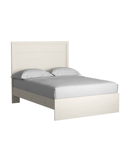 Stelsie White Full Panel Bed - Gate Furniture
