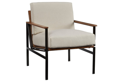 Tilden Ivory/Brown Accent Chair - A3000271 - Gate Furniture