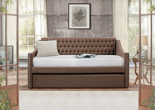 Tulney Brown Daybed with Trundle - 4966BR - Gate Furniture