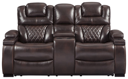Warnerton Power Reclining Loveseat with Console - 7540718 - In Stock Furniture