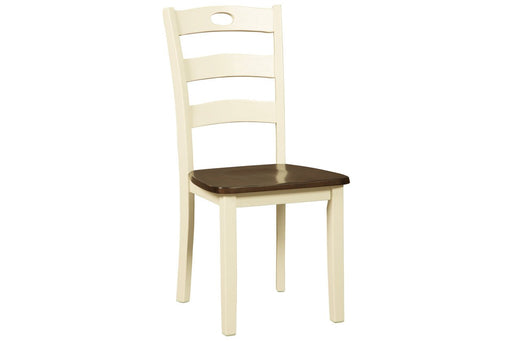 Woodanville Cream/Brown Dining Chair (Set of 2) - D335-01 - Gate Furniture