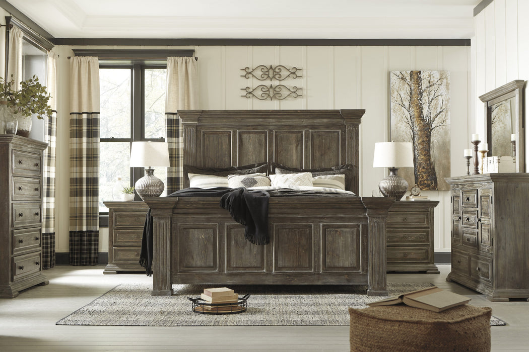 Wyndahl Rustic Brown Panel Bedroom Set - Gate Furniture
